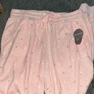 light pink pajama pants